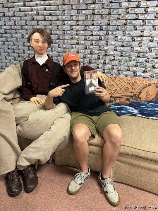 Josh DiGangi, Titanic superfan