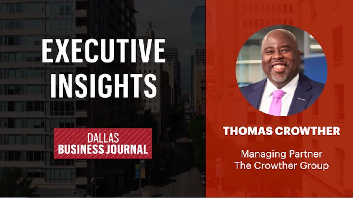 Executive Insights: Thomas Crowther, managing partner of The Crowther ...