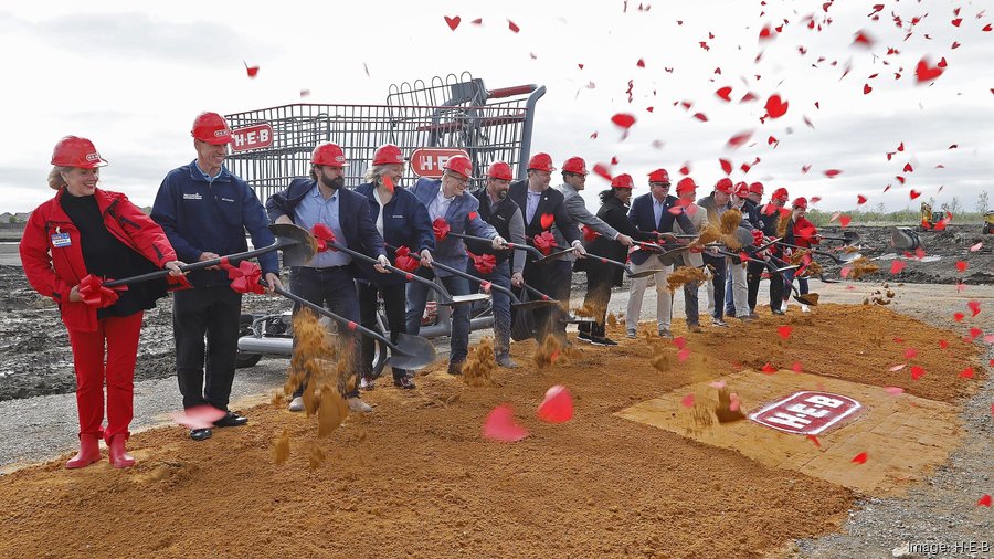 HEB Rings In Construction Of New Store In Prosper - Dallas Business Journal