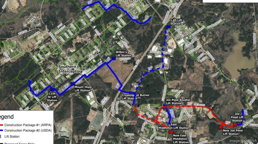 75 million infrastructure project in North Carolina could propel development along I85