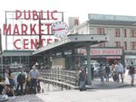 Pike Place Market in downtown Seattle