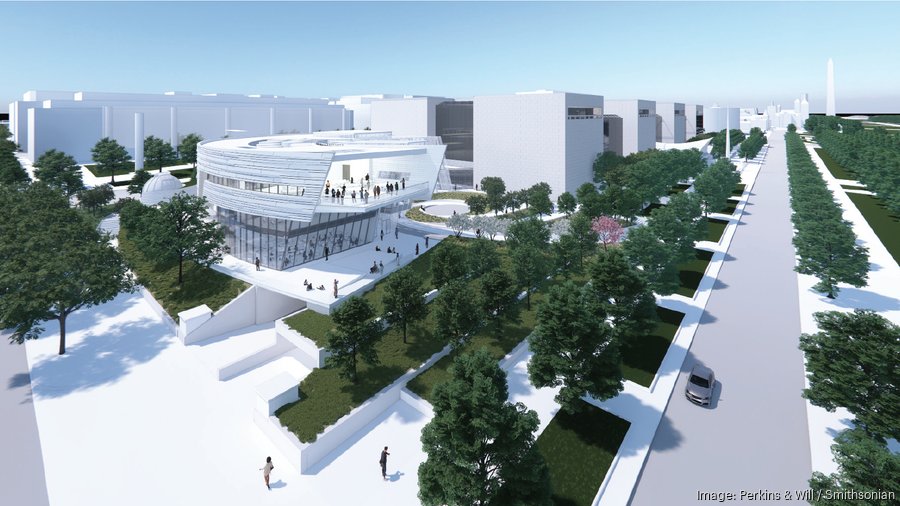 Smithsonian's galaxy-themed Bezos Learning Center takes shape ...