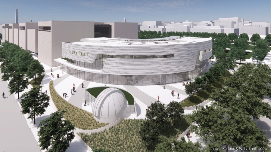 Smithsonian's galaxy-themed Bezos Learning Center takes shape ...