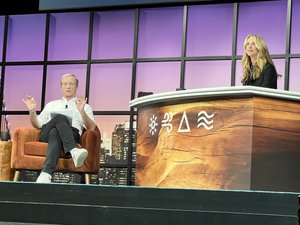 Tom Steyer and Laurene Powell Jobs at Elemental Interactive 2024