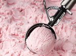 Strawberry Ice Cream - stock photo