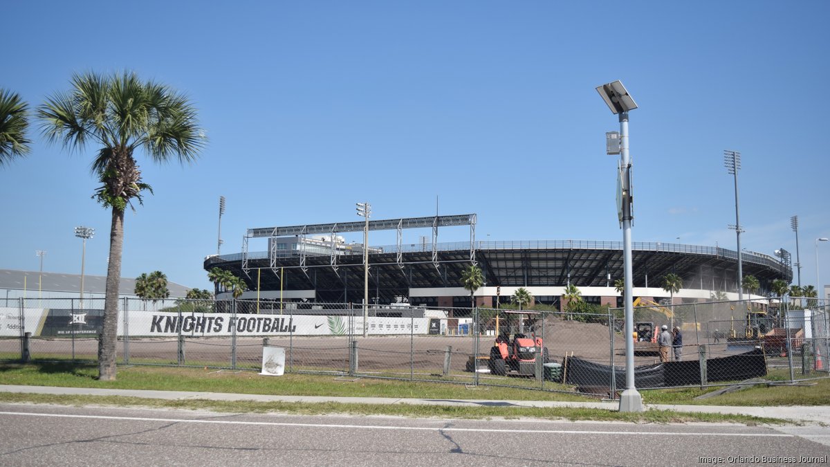 Ucf Starts Construction On Hagle Football Gateway - Orlando Business 