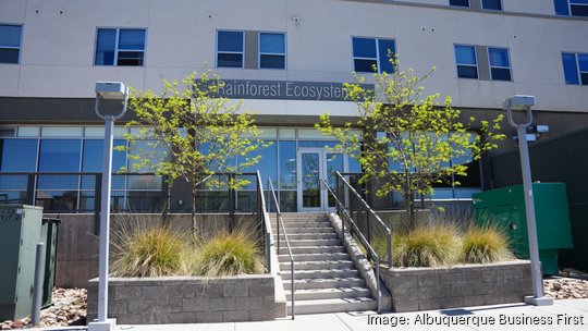 Rainforest Building west entrance