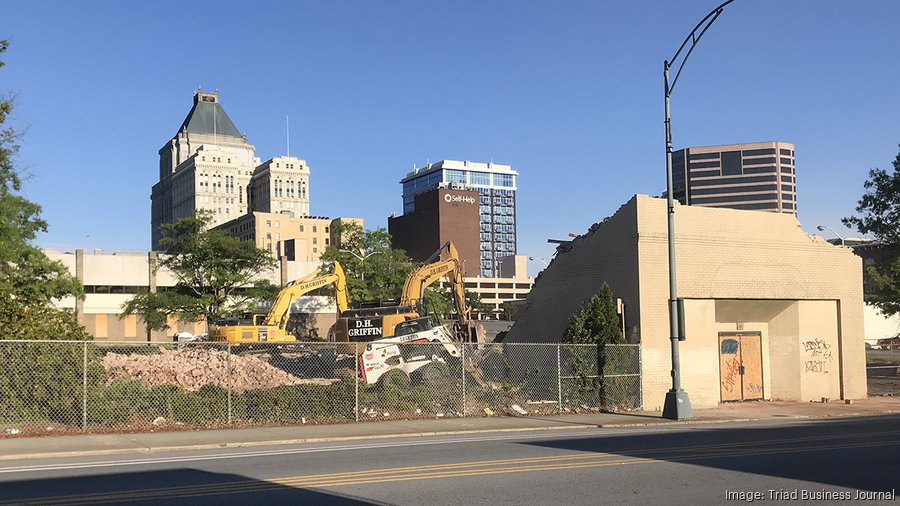 greensboro news record building demolition Triad Business Journal