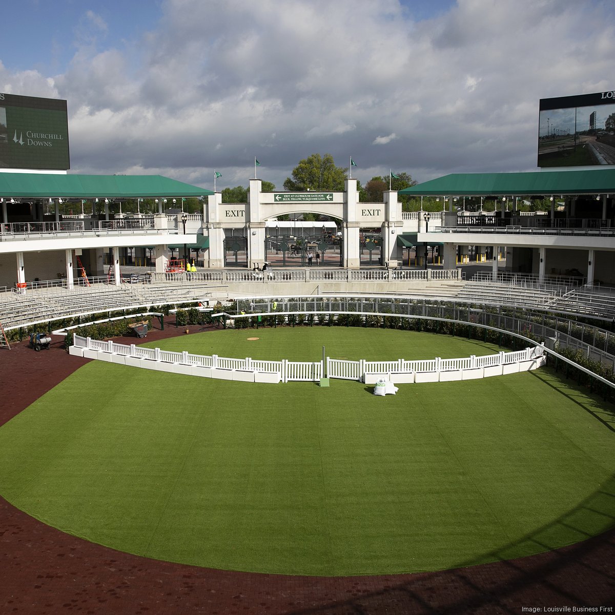 Churchill Downs' past informed the design of new Paddock