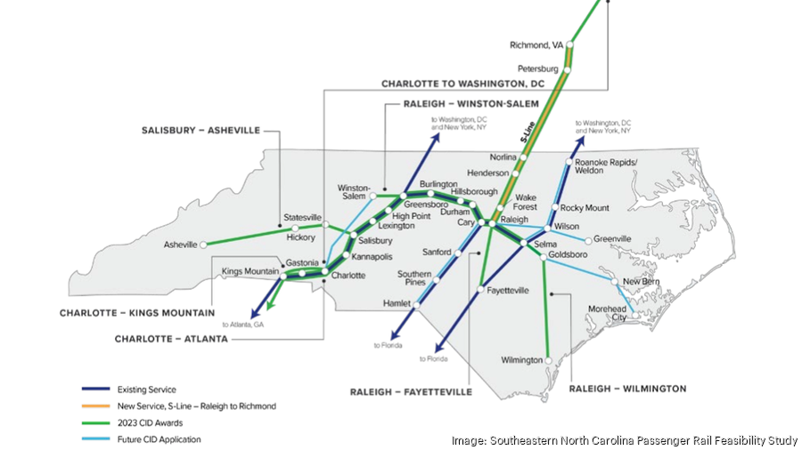 Effort seeks to create Raleigh-to-Wilmington Amtrak line - Triangle ...