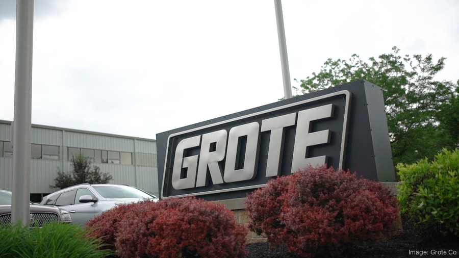 Grote Columbus sign