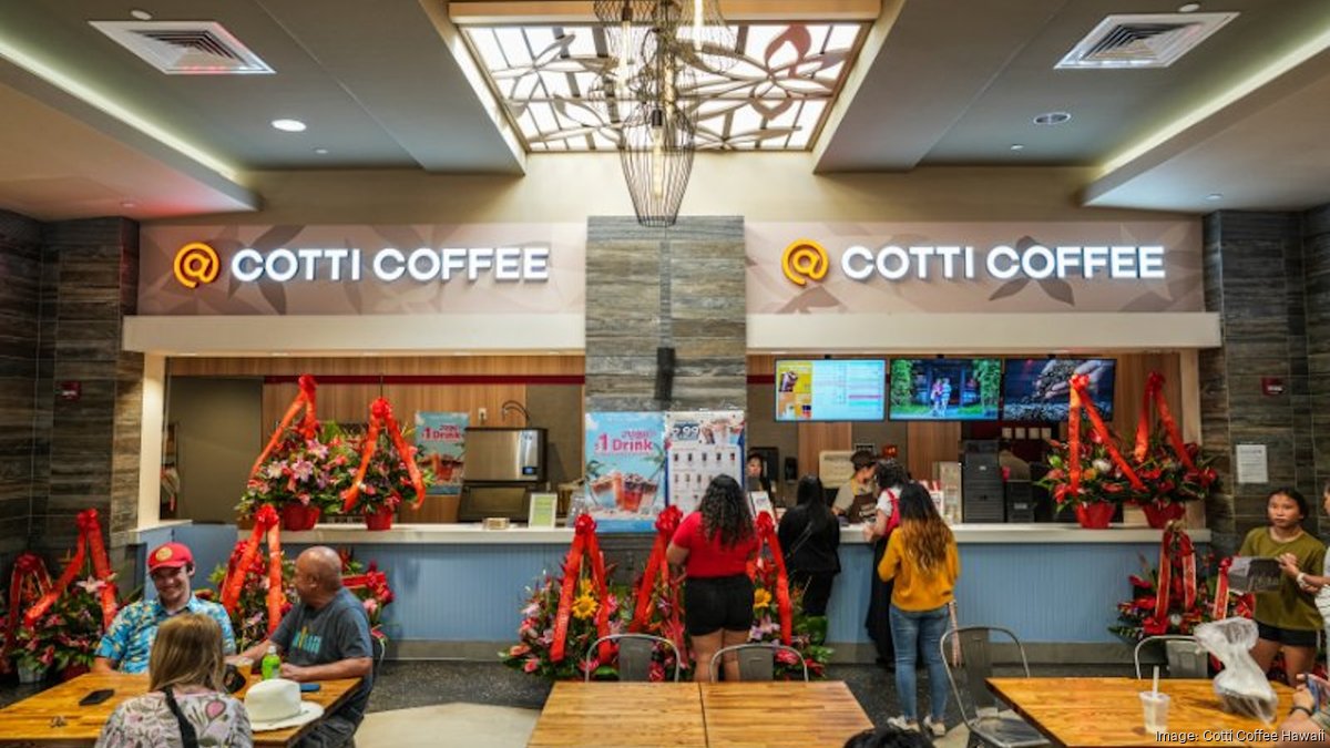 Cotti Coffee opens first Hawaii location at Pearl Highlands Center