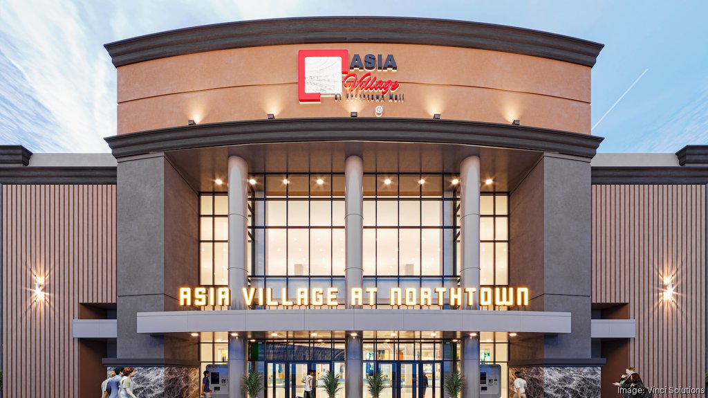 The entry to Asia Village at Northtown Mall in Blaine.