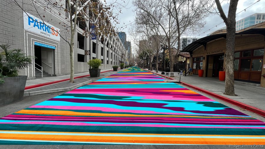 Street mural coming to San Pedro Square - Silicon Valley Business