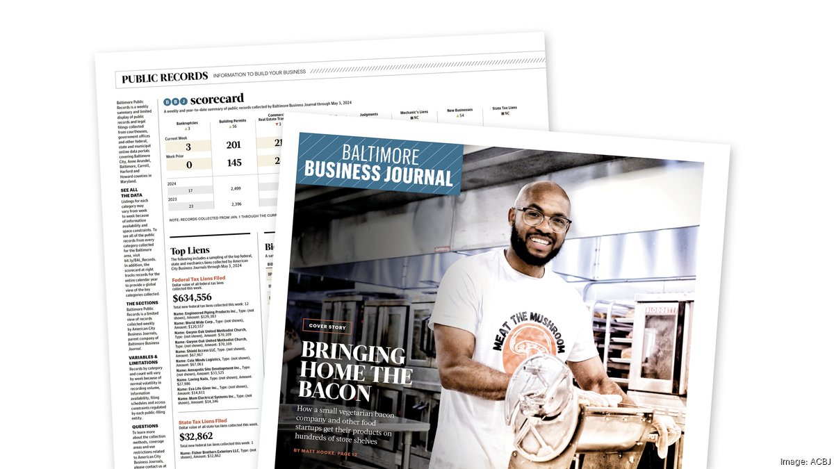 Baltimore Business Journal redesigns weekly print edition - Baltimore ...