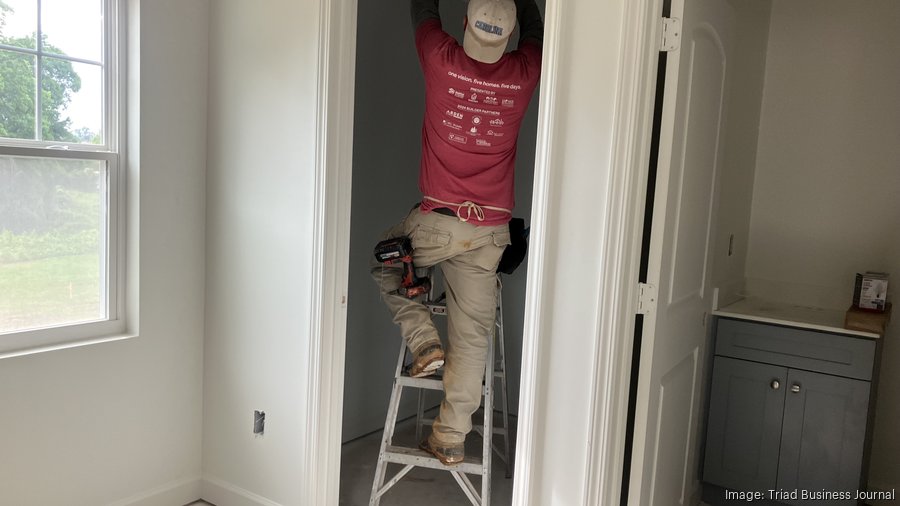 Eight builders build five houses in five days in WinstonSalem as part