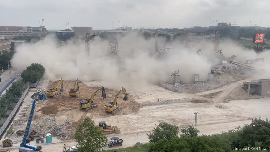 Frank Erwin Center demolition: Arena erased from Austin skyline ...