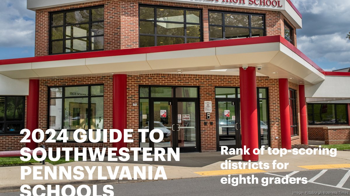 2024 School Guide rankings Southwestern Pennsylvania's topscoring