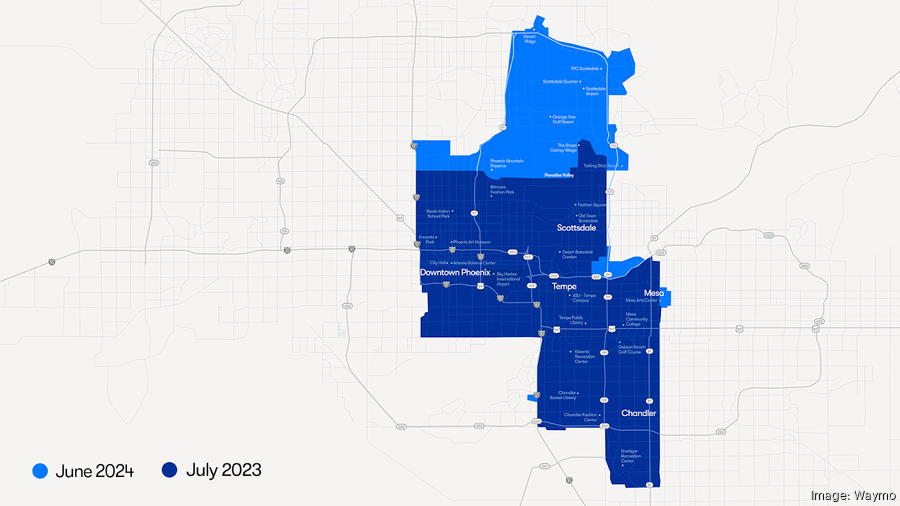 Waymo Expands Phoenix Autonomous Ride-hailing Service By 90 Square ...