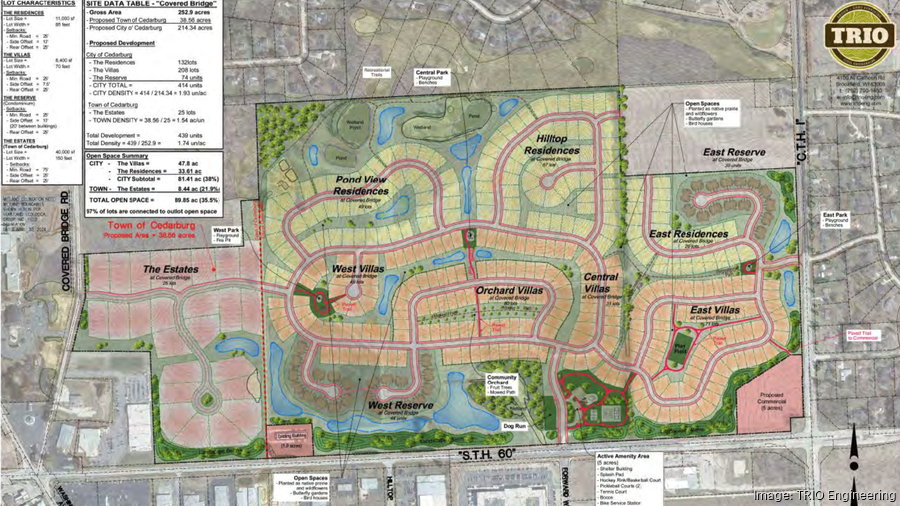 Cedarburg officials finding consensus for big new subdivision on city's