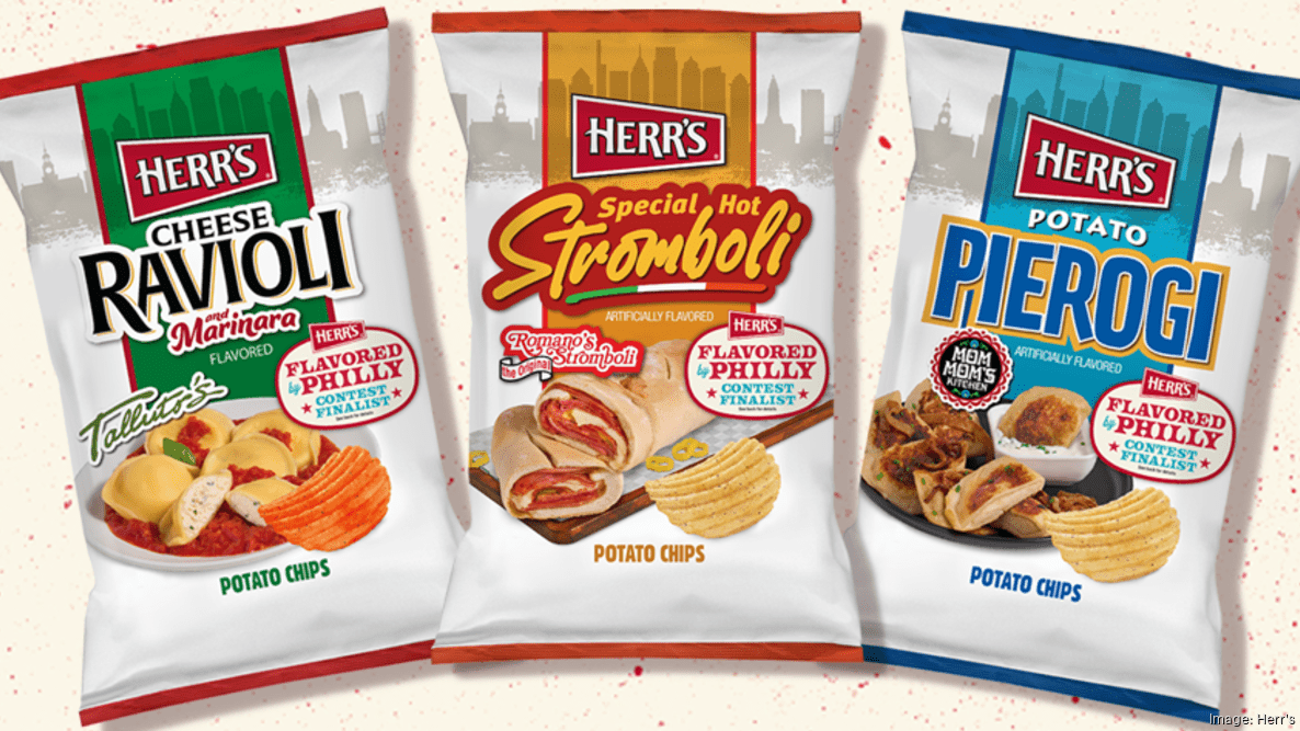 Flavored by Philly Herr's debuts 3 new Philadelphiaflavored potato