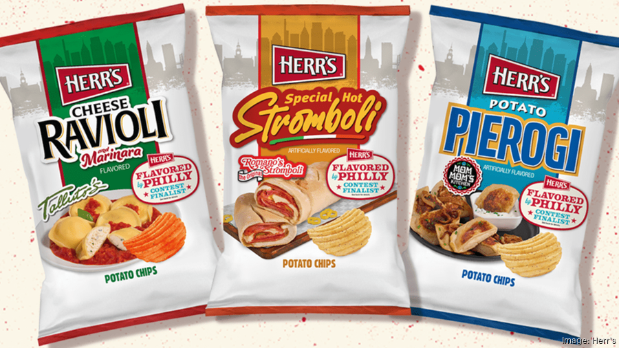 Flavored by Philly Herr's debuts 3 new Philadelphiaflavored potato