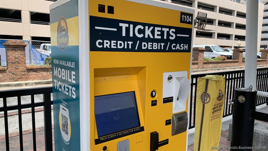 SunRail, FDOT roll out new ticket machines, app for Orlando train