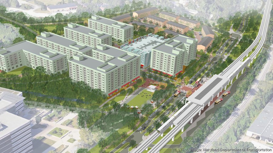 Reisterstown Metro station transit development designs move ahead Baltimore Business Journal