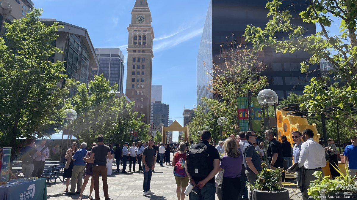 16th Street Mall Opens First Reconstructed Block In Downtown Denver 