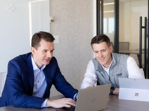 GeoWealth CEO Colin Falls and COO Jack Hannah