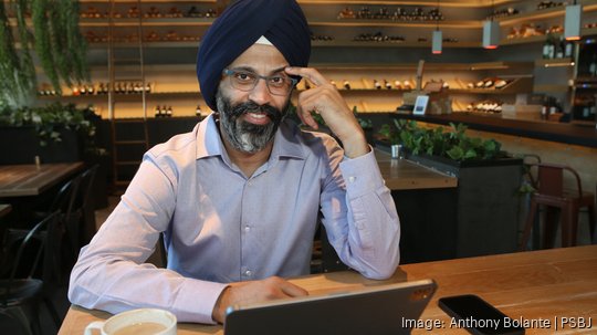 Karandeep Anand is president of Brex, in downtown Bellevue, Washington