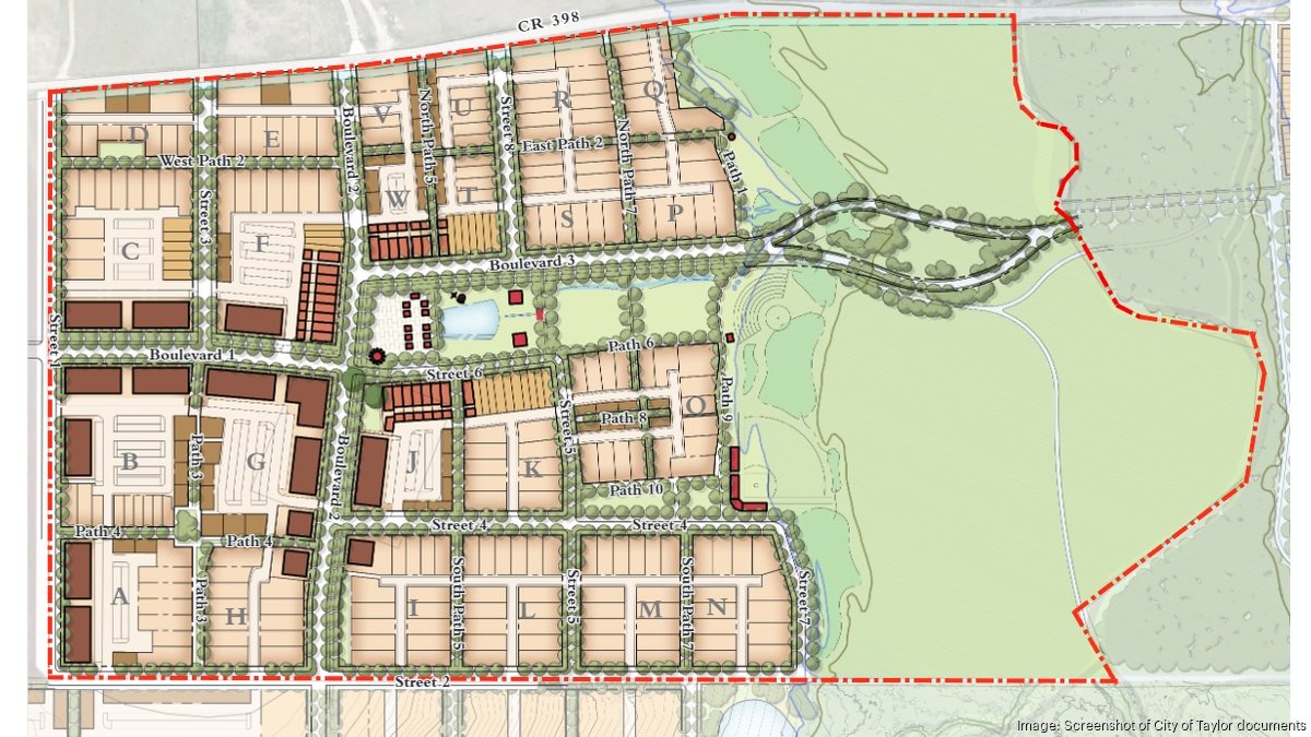 Turn Taylor Rd New homes planned for Taylor, Texas - Austin Business Journal