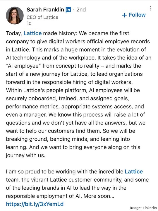 Lattice linkedin post