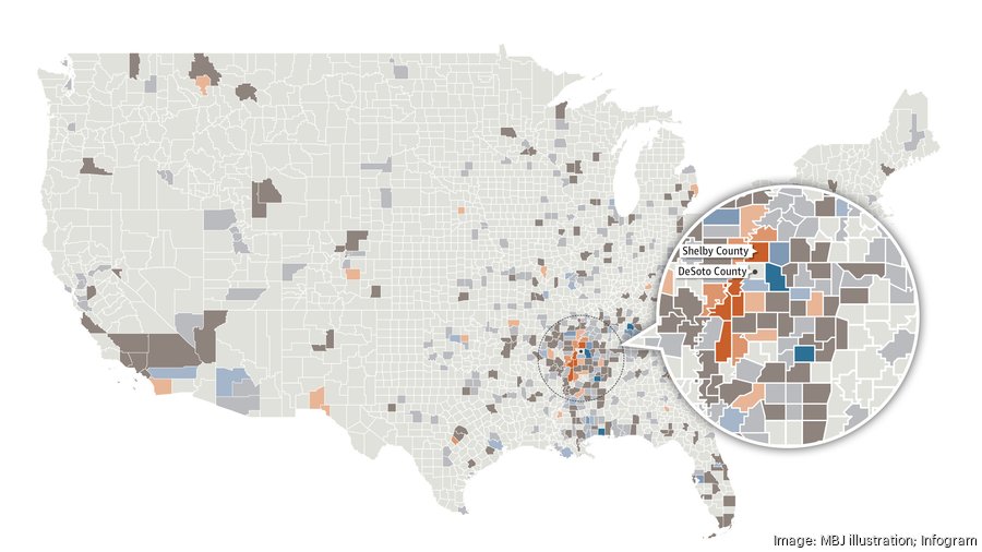 Shelby County population migration fuels DeSoto County's growth ...