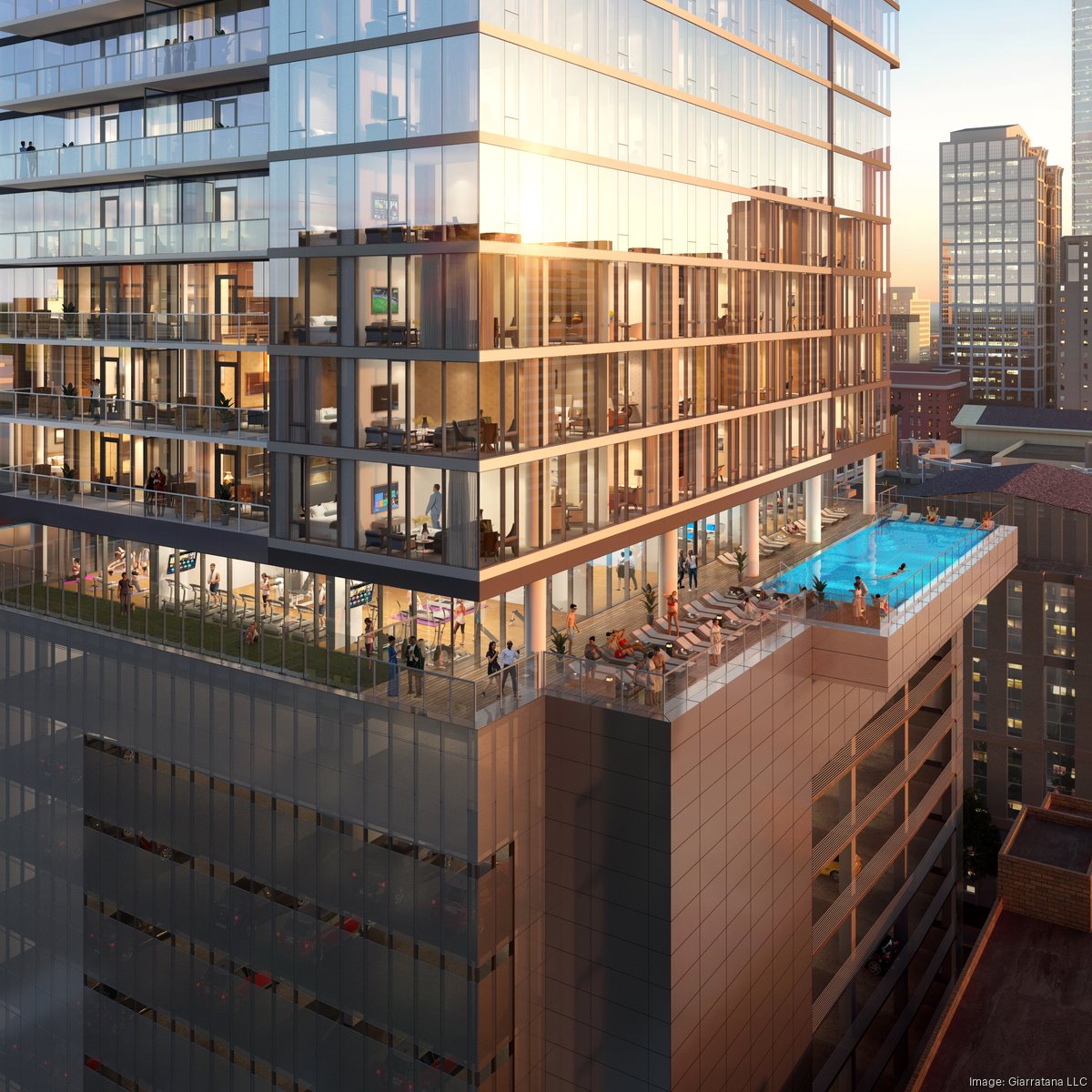 Giarratana's Prime tower nears opening, starts pre-leasing