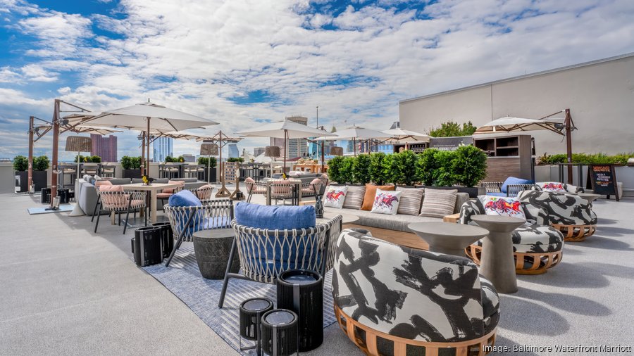 Baltimore Marriott Waterfront unveils Skyview Terrace on fifth floor ...