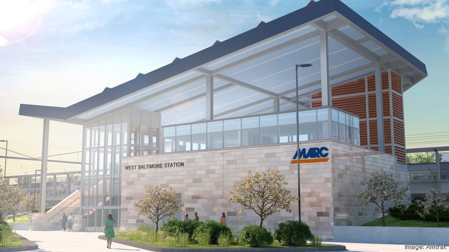 West Baltimore MARC train station designs revealed by Amtrak ...