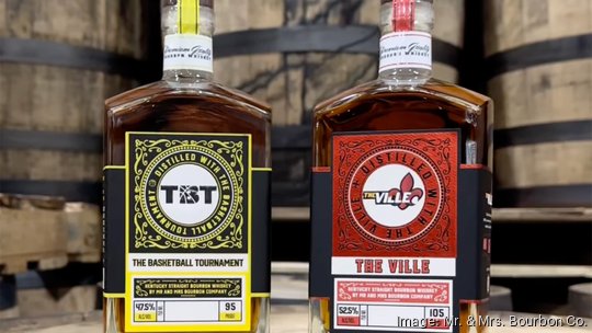 Mr & Mrs Smith Bourbon TBT bottles