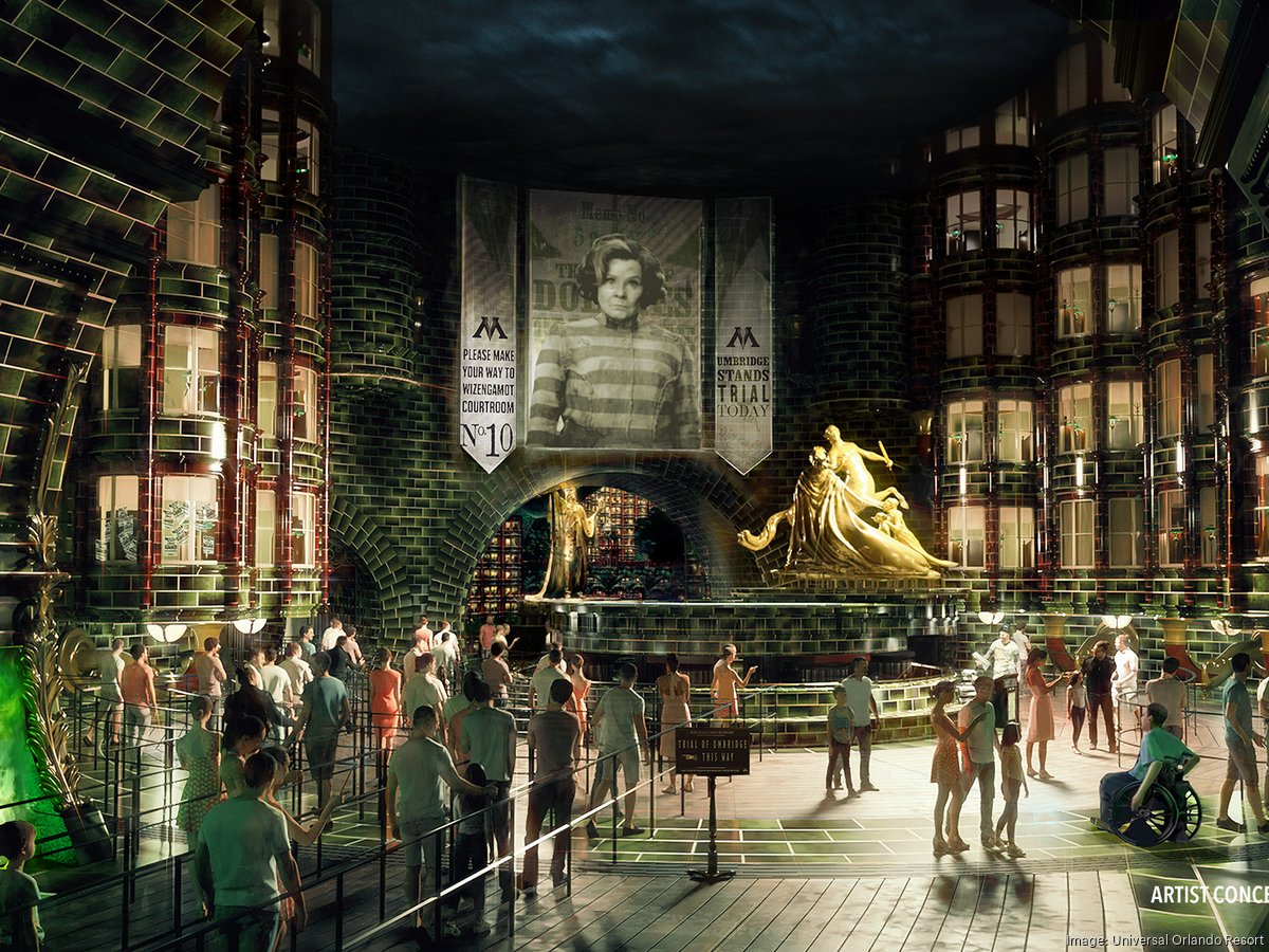 Epic Universe rides, attractions at Harry Potter Ministry of Magic -  Orlando Business Journal