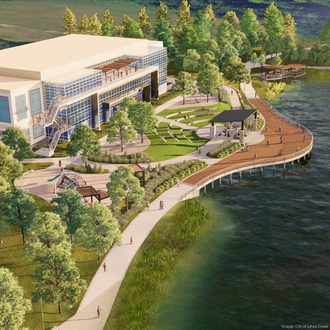 グランドインパクト　jjcostom CREEK Johns Creek embarks on $36 million park for town center