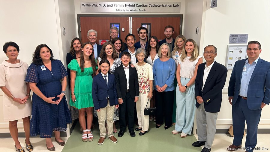 Raleigh family honors UNC Rex Hospital cardiologist - Triangle Business ...