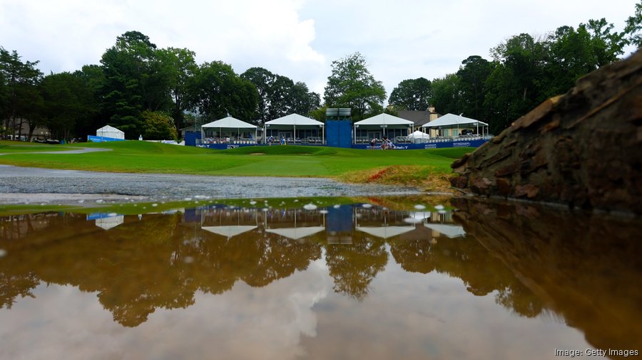 PGA Tour's Wyndham Championship to begin this morning amid soggy