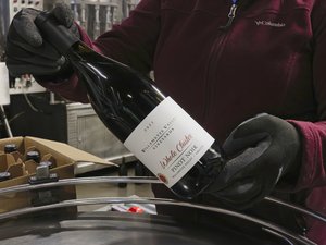 Bottle Off The Line Photo by Willamette Valley Vineyards