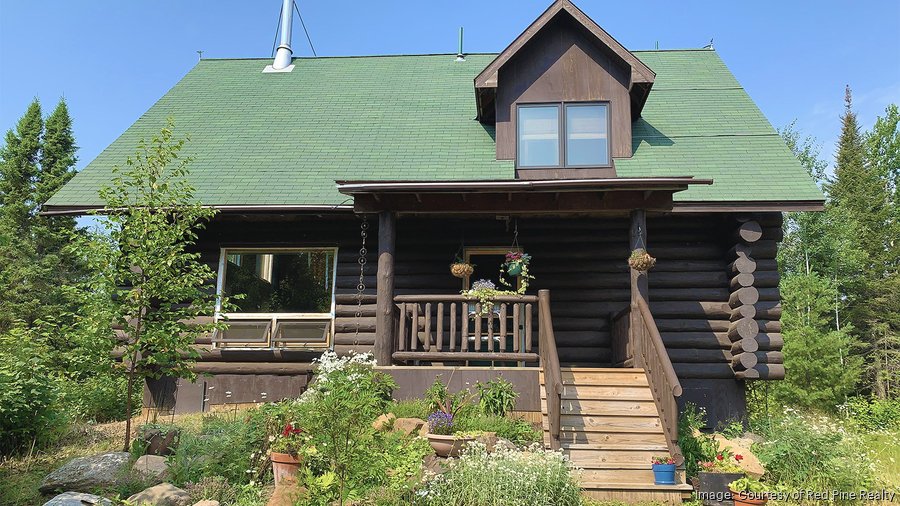 Dream Cabins Grand Marais log home on Portage Lake lists at 1.95M