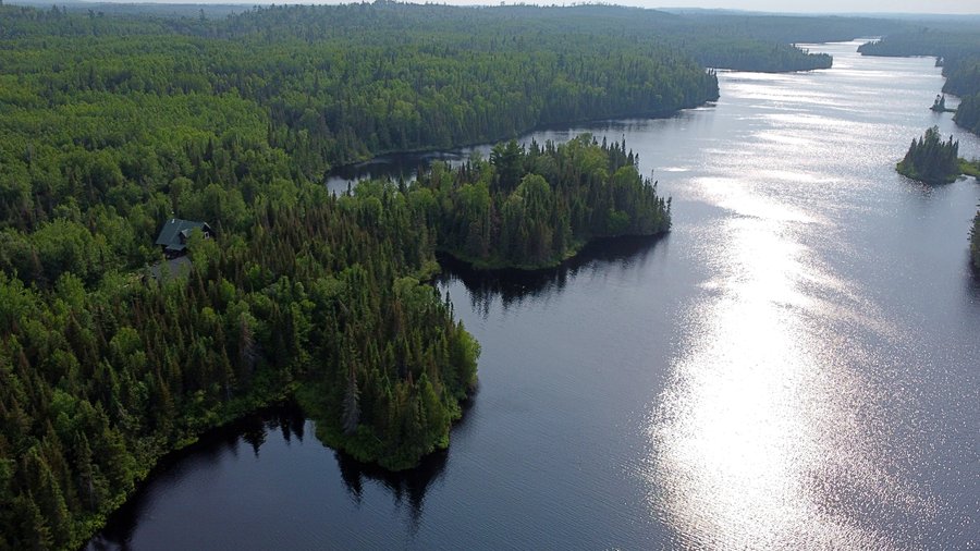 Dream Cabins Grand Marais log home on Portage Lake lists at 1.95M