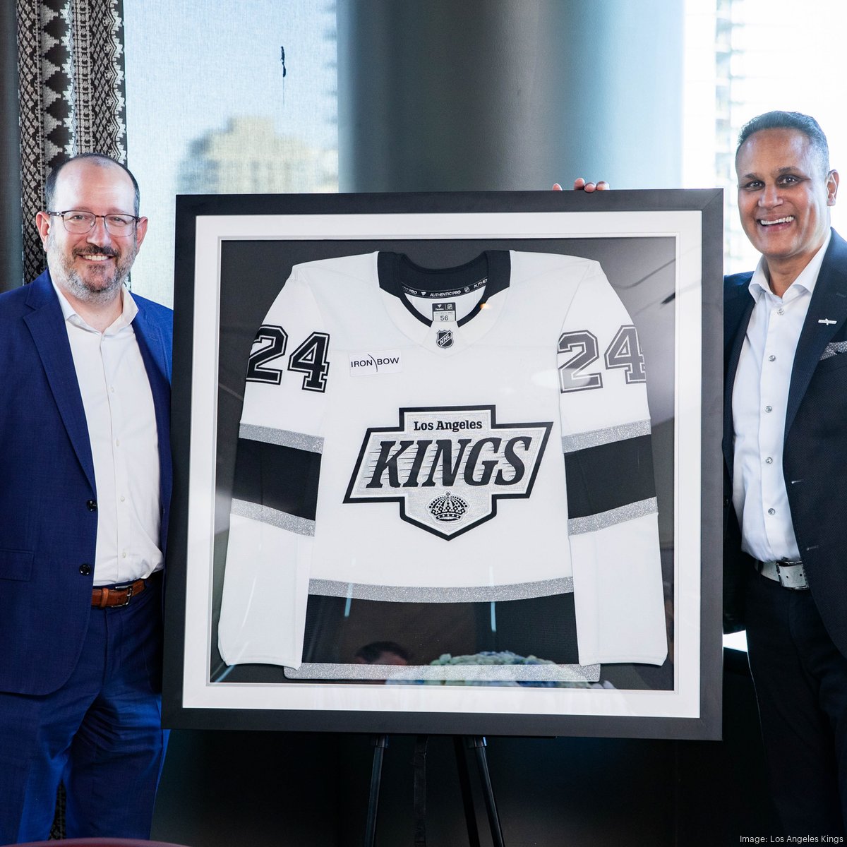 Los Angeles Kings tap Iron Bow for jersey patch sponsorship - Washington  Business Journal