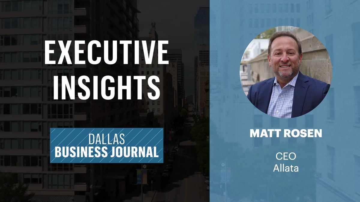 Executive Insights Matt Rosen, Allata CEO, on AI's impact in North