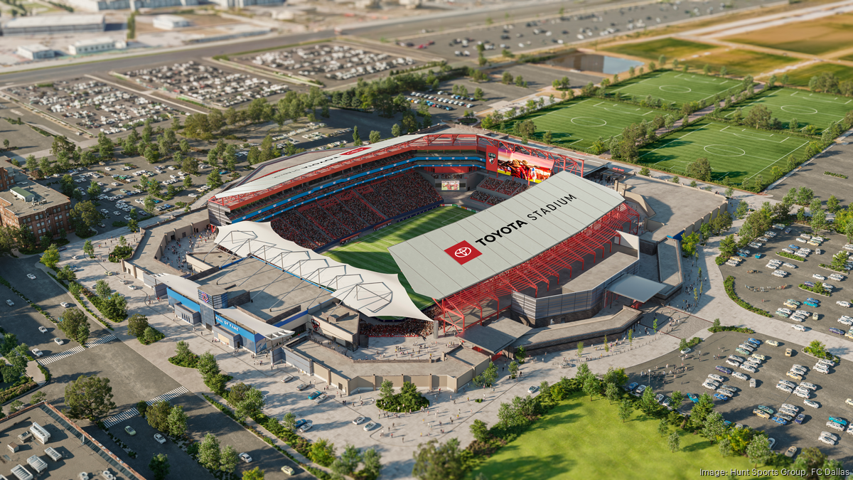 Fc dallas toyota stadium plans visualized dallas business journal