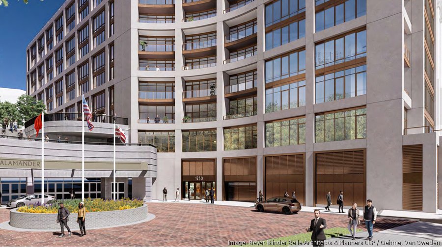 Portals I residential conversion concept gets Fine Arts Commission ...