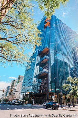 Denver's newest office tower 1900 Lawrence completes construction